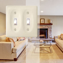 Load image into Gallery viewer, Almond Latte Ceramic/ Porcelain on Square Wall Plate - 3021TT