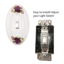 Load image into Gallery viewer, Red Roses Porcelain / Ceramic Oval Wall Plate - 3027T