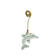 Load image into Gallery viewer, Dolphin Ceiling Fan Pull with Beaded Chain - 3 Pack - FA121