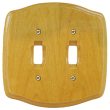 Load image into Gallery viewer, Old Country Honey Oak Solid Wood Wall Plate - 4-301