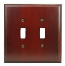 Load image into Gallery viewer, Dark Cherry Solid Wood Wall Plate - 4-407