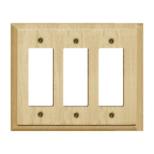 Load image into Gallery viewer, Solid Traditional Unfinished Wood Wall Plate - 4-411RRR