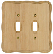 Load image into Gallery viewer, Solid Provincial Unfinished Wood Wall Plate - 4-420RR