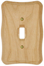 Load image into Gallery viewer, Solid Provincial Unfinished Wood Wall Plate - 4-420R