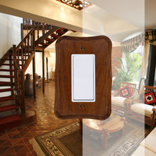 Load image into Gallery viewer, Solid Wood, Provincial Tavern Oak Wall Plate 1Rocker 4-431 Rocker
