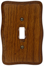 Load image into Gallery viewer, Solid Wood Provincial Tavern Oak Wall Plate - 4-431T