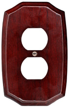 Load image into Gallery viewer, Solid Wood, Cafe Espresso Wallplate 1Duplex 4-438
