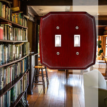 Load image into Gallery viewer, Cafe Espresso Solid Wood Wall Plate - 4-438