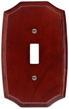 Load image into Gallery viewer, Solid Wood, Cafe Espresso Wallplate 4-438 Toggle