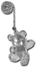 Load image into Gallery viewer, 3 Pack Decorative Acrylic Bear Ceiling Fan Pull Chains FA130