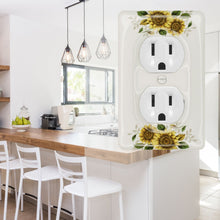 Load image into Gallery viewer, Sunflowers Porcelain / Ceramic Wall Plate - 3004D