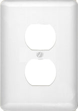 Load image into Gallery viewer, Decorative Metal White Oversized Wallplate - 5-900