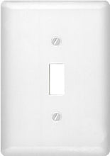Load image into Gallery viewer, Decorative Metal White Oversized Wallplate - 5-900