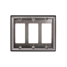 Load image into Gallery viewer, Decorative Metal Estate Satin Nickel Wall Plates - 2-201RR