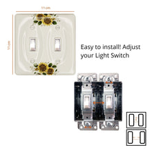 Load image into Gallery viewer, Sunflowers Porcelain / Ceramic Wall Plate - 3004TT