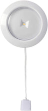 Load image into Gallery viewer, Push Lens or Pull String On/Off LED Utility Light with Bright Warm White LED Great for Closets, Garage, Bathroom, cabinets - UL171