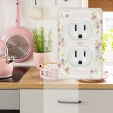 Load image into Gallery viewer, Pink Flowering Vine Ceramic/ Porcelain Wall Plate - 3026D