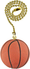 Load image into Gallery viewer, Basketball, Soccer Ball, Football fan Pull with beaded chain 3 pack FA1000