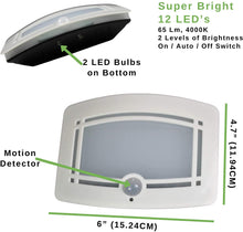 Load image into Gallery viewer, Motion Sensing LED Wall Sconce Battery Operated Utility Light - NLMB6