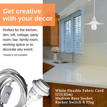 Load image into Gallery viewer, Pendant Light Cord Kit- White LA200
