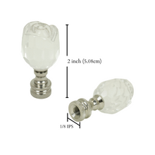 Load image into Gallery viewer, Crystal Rose Finial - LA500