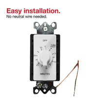 Load image into Gallery viewer, Auto Shut-OFF Timer 60-minute countdown timer LSCT60