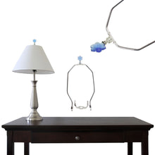 Load image into Gallery viewer, Blue Crystal Snowflake Finial - LA503