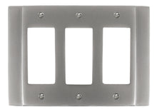 Load image into Gallery viewer, 'Classic' Solid Cast Brass Switchplate/Wallplate with Pewter Plating - 1-71