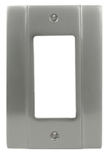 Load image into Gallery viewer, 'Classic' Solid Cast Brass Wallplate/Switchplate with Pewter Plating - 1-71