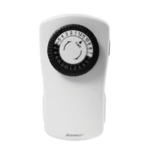 Load image into Gallery viewer, Heavy duty timer with 2 grounded outlets T112
