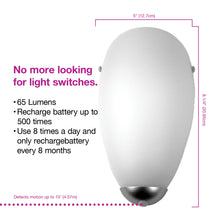 Load image into Gallery viewer, USB Rechargeable Wall Sconce - ULLMB4 (White)