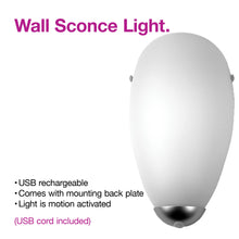 Load image into Gallery viewer, USB Rechargeable Wall Sconce - ULLMB4 (White)