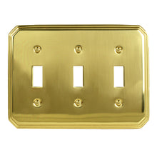 Load image into Gallery viewer, Decorative Metal Italia Solid Brass Wallplate - 1-64R

