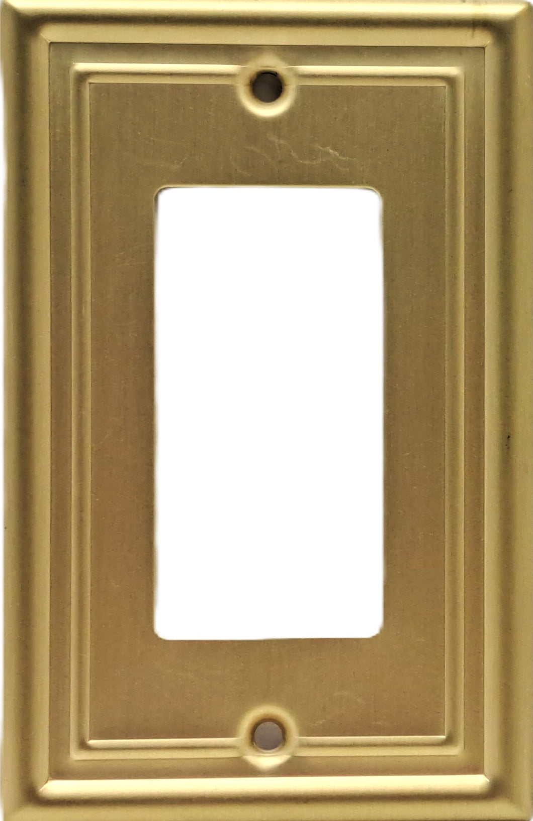 Satin Brass, Satin Gold Wall Plate 