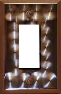 Decorative Metal Techno Bronze Wall Plate - 2-302R