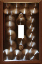 Load image into Gallery viewer, Decorative Metal Techno Bronze Wall Plate - 2-302R
