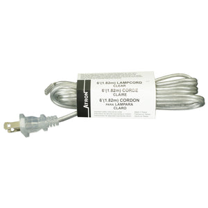 6 ft. Clear Lamp Cord - LA948