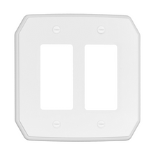 Load image into Gallery viewer, Oversized Classic White Plastic Wall Plate - 10-37RR
