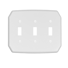 Load image into Gallery viewer, Oversized Classic White Plastic Wall Plate - 10-37RR

