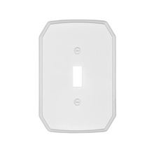 Load image into Gallery viewer, Oversized Classic White Plastic Wall Plate - 10-37TT
