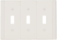 Load image into Gallery viewer, Plastic White w/White Sides Wallplate - 10-80R

