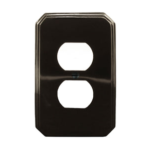 Italia Solid Brass W/Black Onyx Shiny Finish 1-82