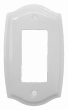 Load image into Gallery viewer, Decorative Metal White Wallplate - 2-1006R

