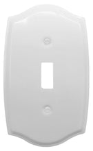 Load image into Gallery viewer, Decorative Metal White Wallplate - 2-1006R
