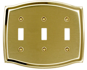 Decorative Metal Brass Wall Plate - 2-1009R