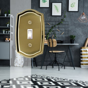 Decorative Metal Brass Wallplate 2-1009TD