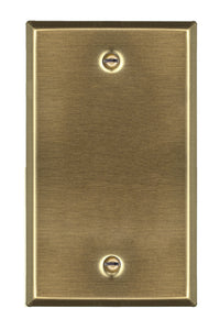 Traditional Antique Brass Wall Plate - 2-163RRAB
