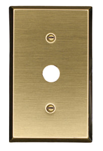Traditional Antique Brass Wall Plate - 2-163RRAB