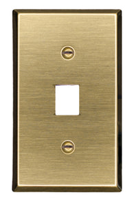 Traditional Antique Brass Wall Plate - 2-163RRRAB