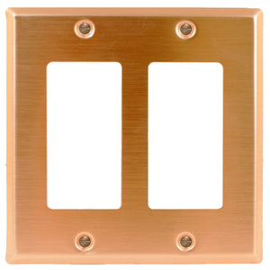 Traditional Copper Stone Wall Plate - 2-165R